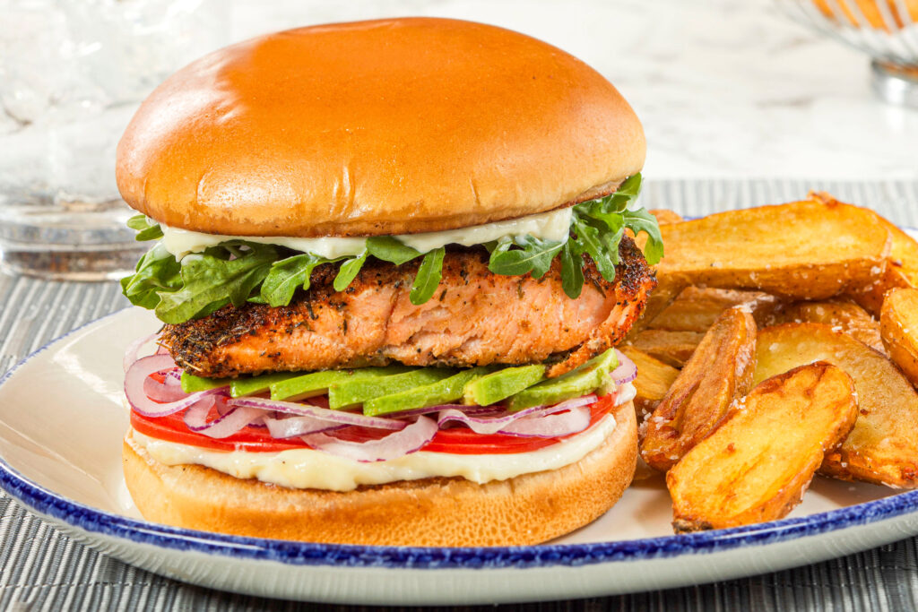 Blackened Salmon Sandwich (Opens image in new tab)