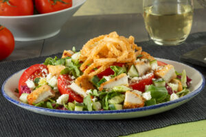 Crispy Chicken Chopped Salad