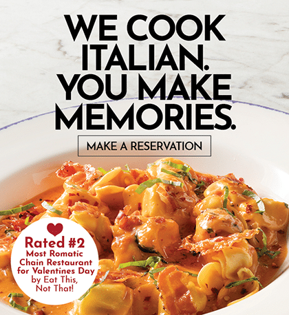 We cook Italian. You make memories. Make a reservation.